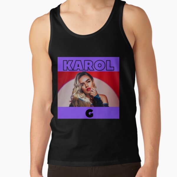 Karol G Vintage with purple background Tank Top RB2306 product Offical karol g Merch