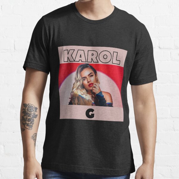 Karol G Vintage with pink background Essential T-Shirt RB2306 product Offical karol g Merch