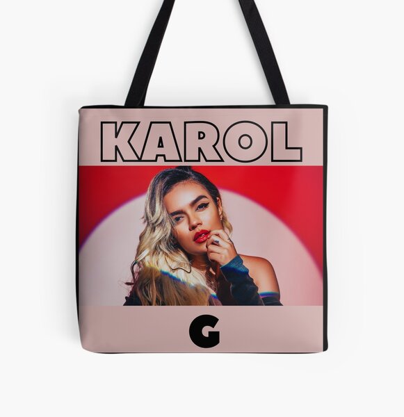 Karol G Vintage with pink background All Over Print Tote Bag RB2306 product Offical karol g Merch