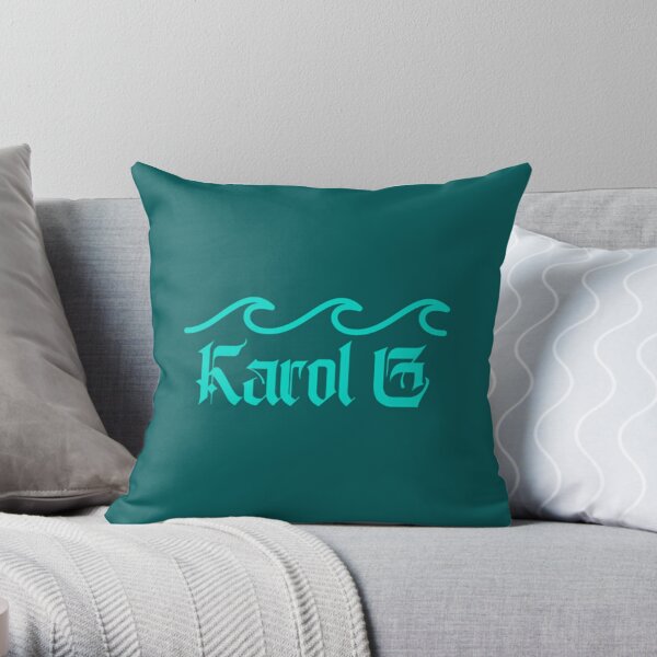 Karol G Waves   Throw Pillow RB2306 product Offical karol g Merch